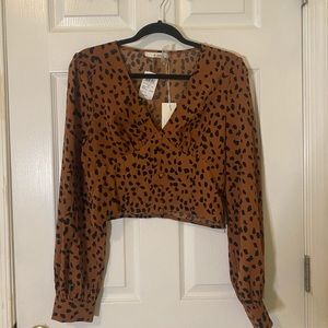 Windsor animal print top